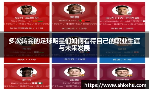 多次转会的足球明星们如何看待自己的职业生涯与未来发展